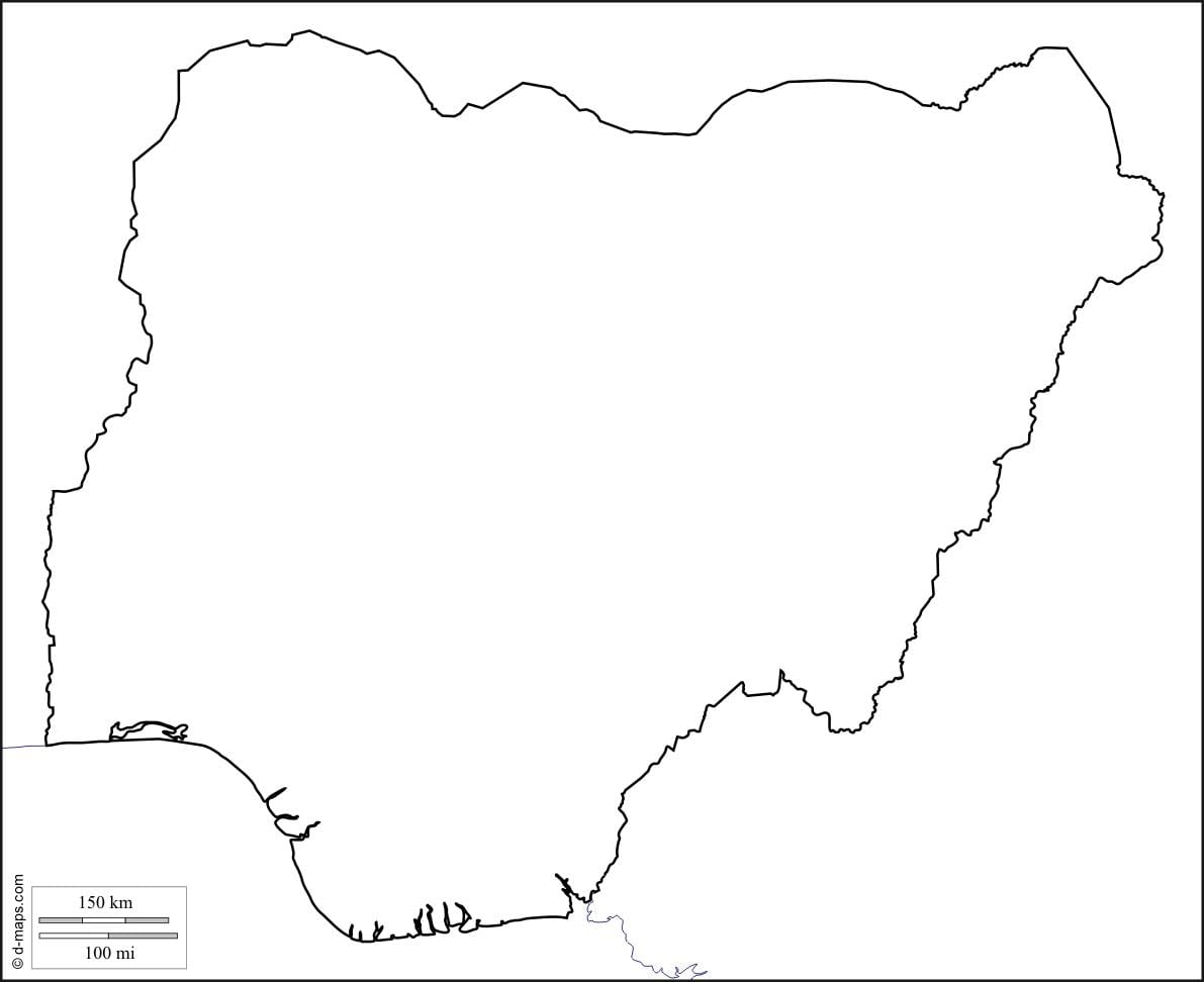 Kort over nigeria oversigt