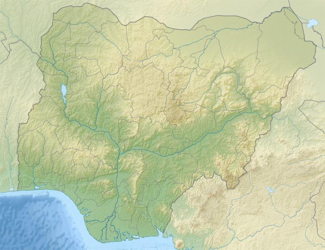 Kort trække en lettelse nigeria