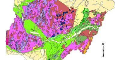 Kort over geologiske nigeria