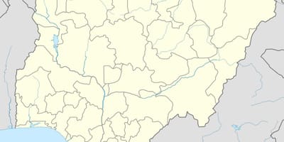 Kort af ørkendannelse i nigeria